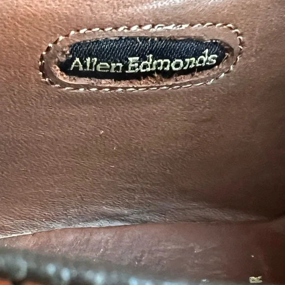 Allen Edmonds Badlands Brown Leather Oxford Shoes - Picture 8 of 10